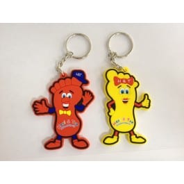 Heel & Toe Merchandise - Mascot Keyrings