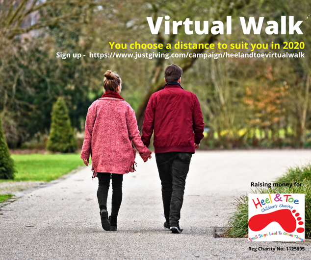 Virtual Walk Challenge Heel & Toe Children's Charity