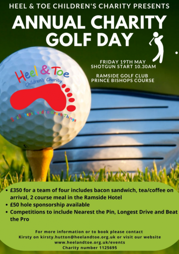 Charity Golf Day 2023 Heel & Toe Children's charity